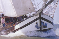 Excusion aboard a traditional sailing vessel